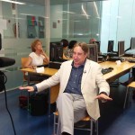 Juanjo Puigcorbé, diputat de Cultura de la Diputació de Barcelona i actor, entrevistat per la Xarxa de Televisions Locals