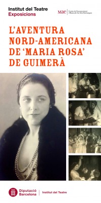 Cartell de l'exposició L'aventura nord-americana de Maria Rosa de Guimerà