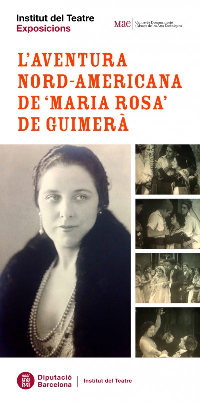 Cartell de l'exposició L'aventura nord-americana de Maria Rosa de Guimerà
