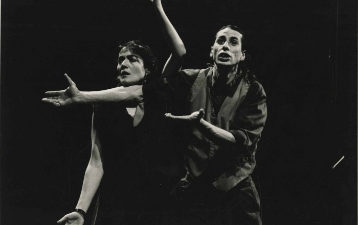 Espectacle Z. Zotal Teatre, 1991. Elena Castelar i Marcel Trias