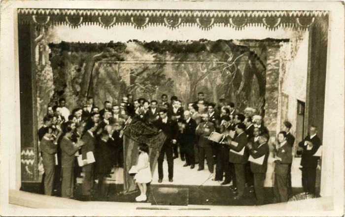 La Violeta de Clavé, en una actuació el 24 abril 1932