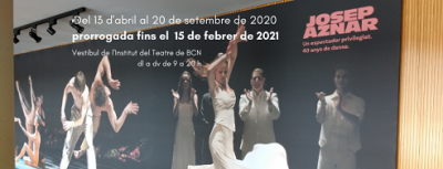 Exposició temporal "Josep Aznar. Un espectador privilegiat. 40 anys de dansa", prorrogada fins el 15 de febrer de 2021