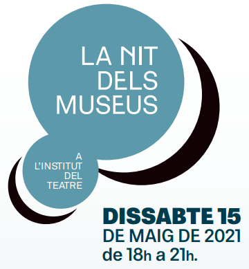 Cartell de La Nit dels Museus a l'Institut del Teatre 2021