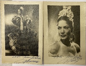 Fotografies d'Argentina Foto Film de Carmen Amaya, dels anys 50. Col·lecció fotogràfica del MAE