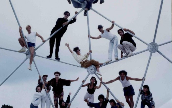 Fotografia de l'època inicial de la companyia Comediants