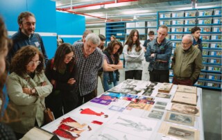 Visita guiada a les reserves del Museu de les Arts Escèniques, 17 de maig de 2025.