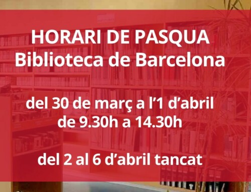 Horaris de Pasqua del MAE