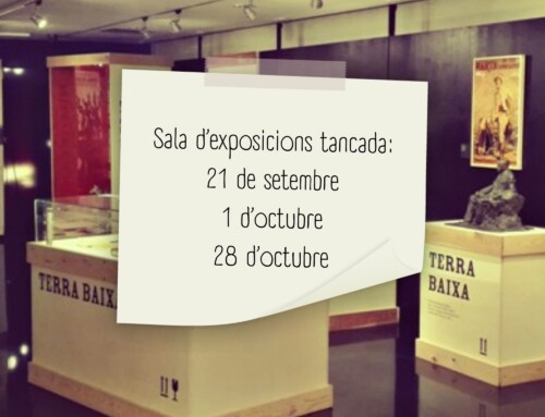 Sala d’exposicions tancada per activitat del museu