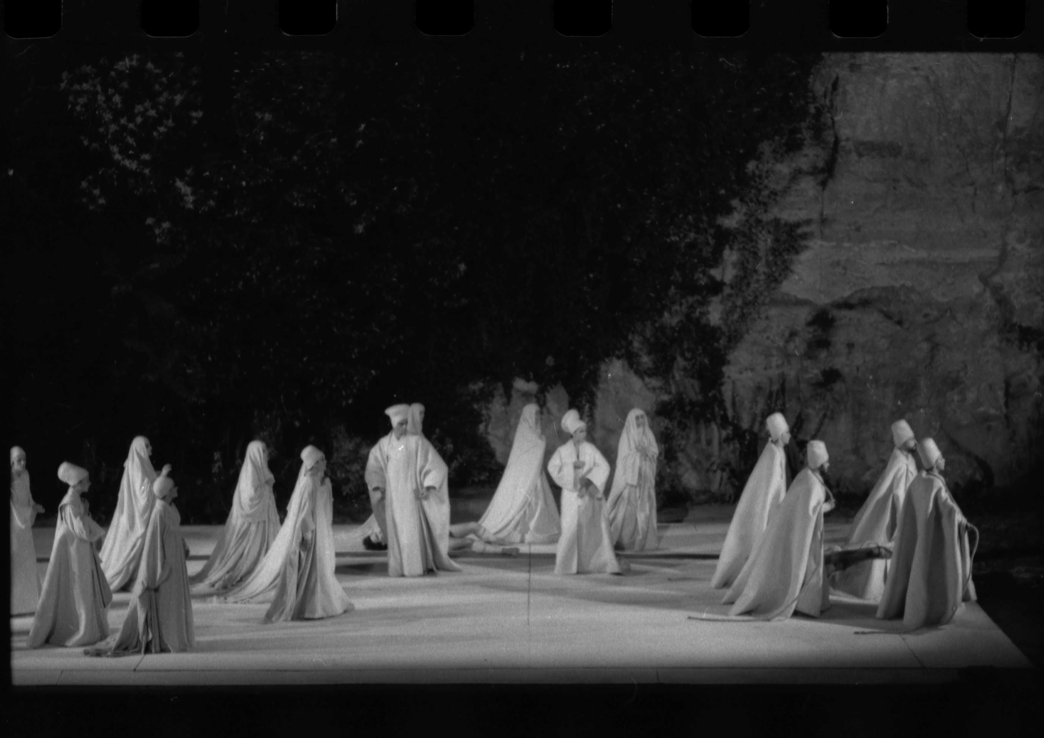 Fotografia. Pau Barceló. Antígona. Teatre Grec. 1979