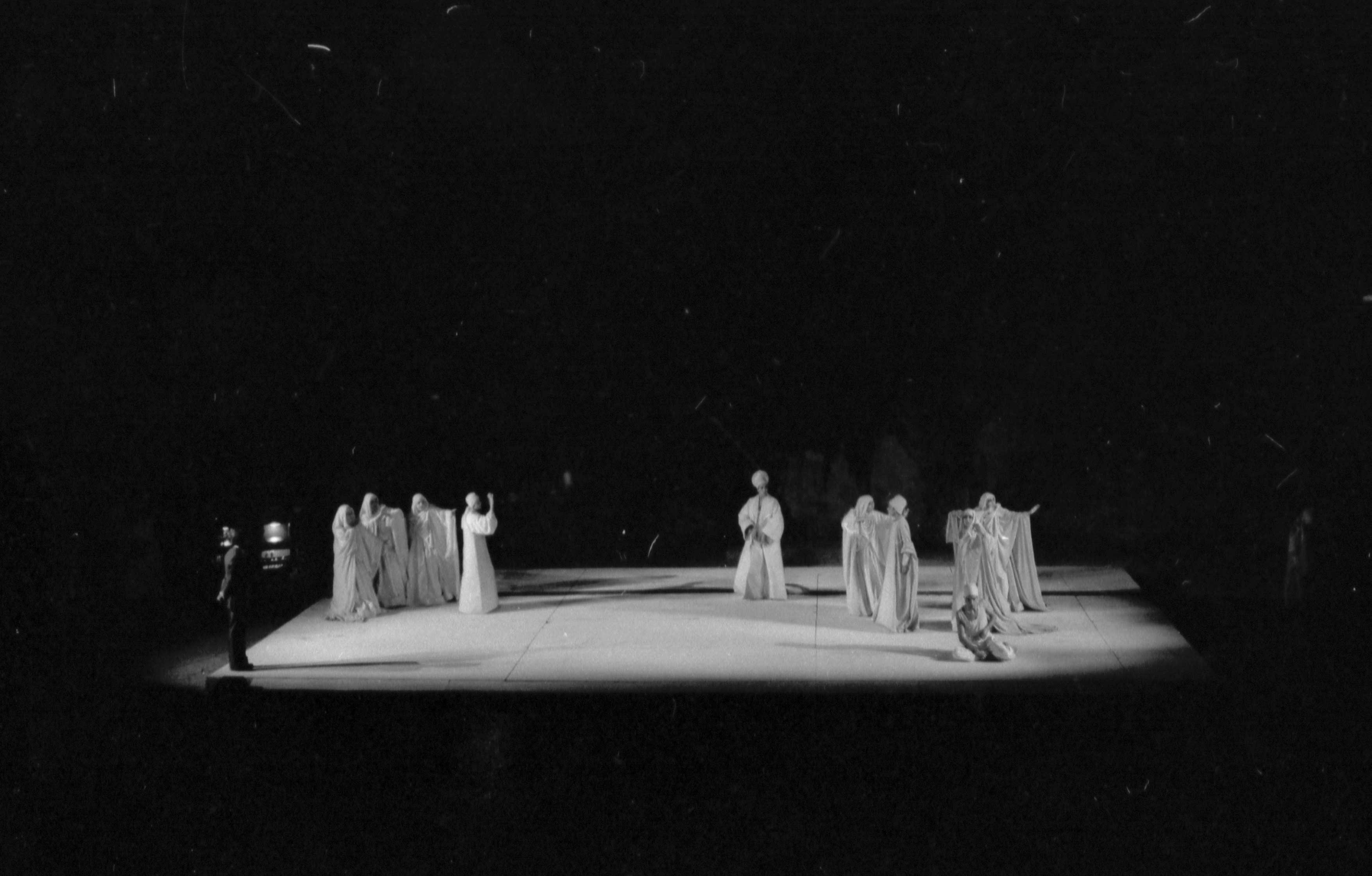 Fotografia. Pau Barceló. Antígona. Teatre Grec. 1979