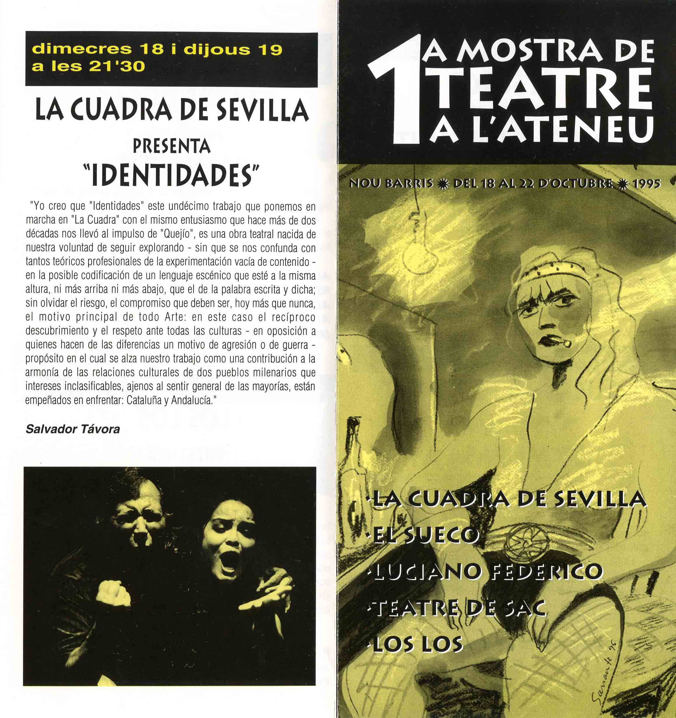 Programa. Ateneu Popular de 9 Barris. 1995
