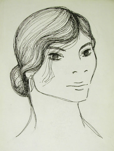 Fabià Puigserver. Figurí de Laia. 1969