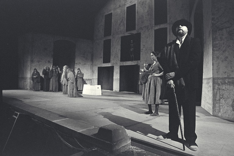 Fotografia. Pau Barceló. Primera història d'Esther. Teatre Grec. 1977