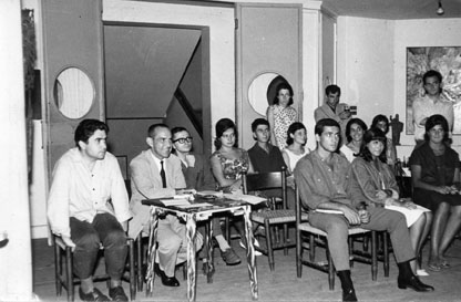 Fotògraf desconegut. Assaig Primera història d'Esther. Cúpula Coliseum, 1963