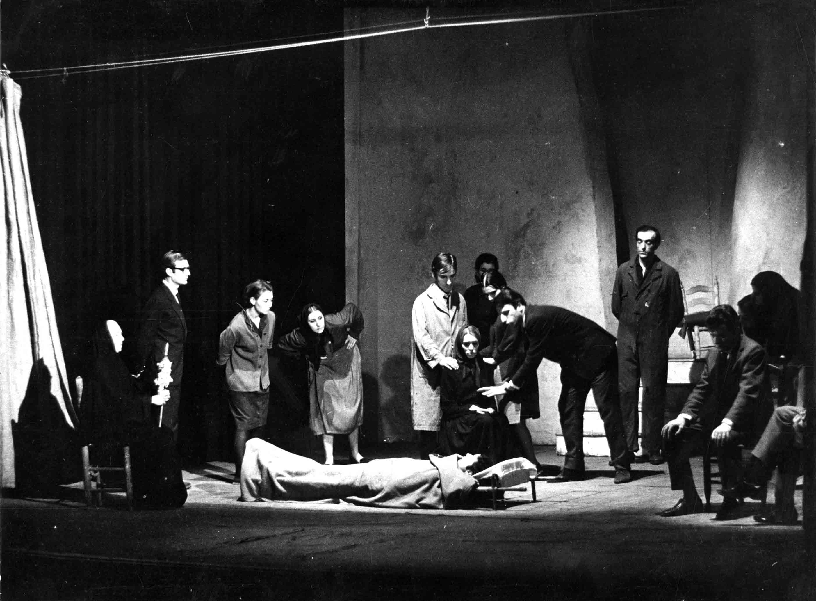 Fotografia. Pau Barceló. Ronda de mort a Sinera. Teatre Romea, 1966