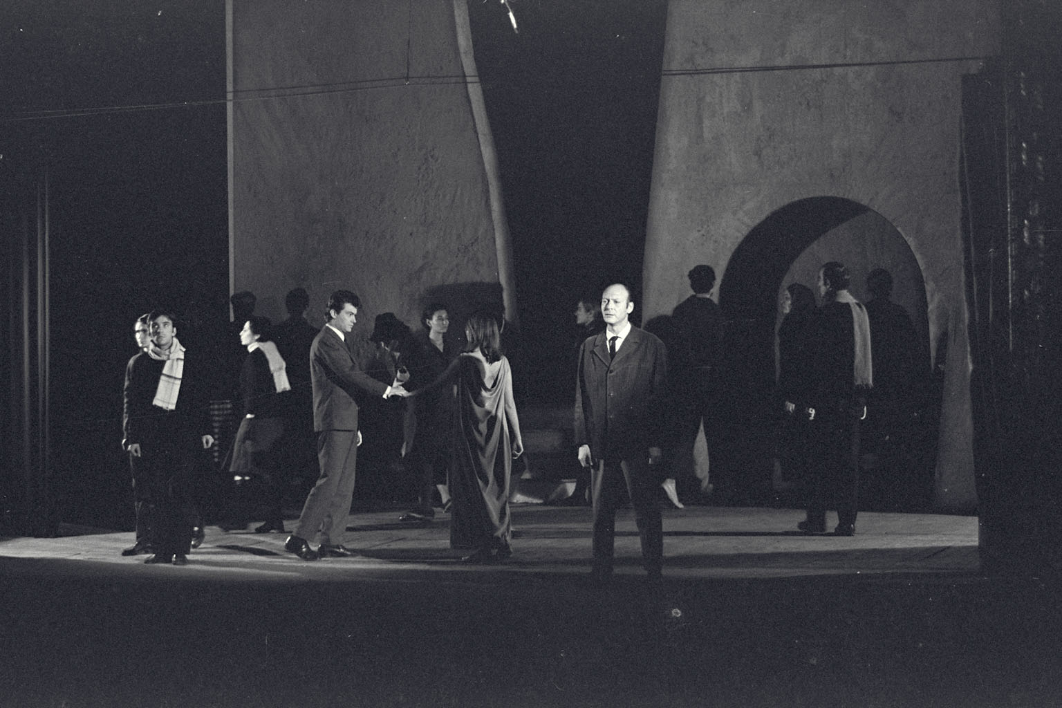 Fotografia. Pau Barceló. Ronda de mort a Sinera. Teatre Romea, 1966