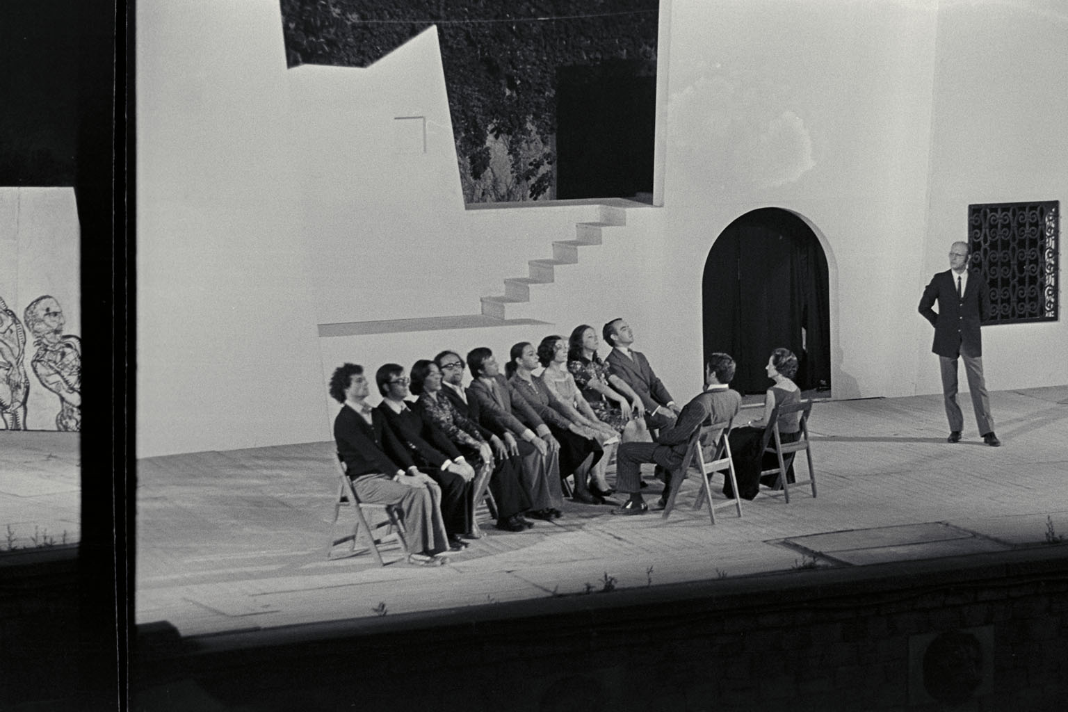 Fotografia. Pau Barceló. Ronda de mort a Sinera. Teatre Grec, 01/07/1975